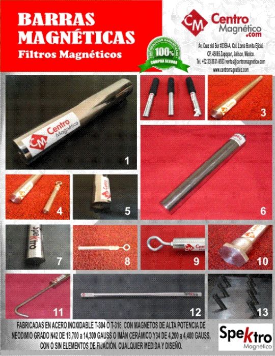 BARRA MAGNETICA BARRAS MAGNETICAS